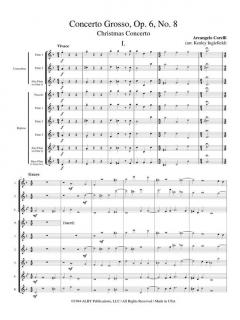 Concerto Grosso, Opus 6, No. 8 - 'Christmas Concerto' von Arcangelo Corelli 