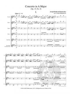 Concerto in A Minor von Joseph Bodin de Boismortier 