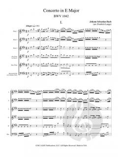 Concerto in E Major, BWV 1042 von Johann Sebastian Bach 