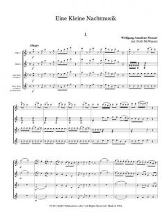 Eine Kleine Nachtmusik von Wolfgang Amadeus Mozart 