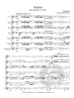 Fanfare pour predecer La Peri von Paul Dukas 