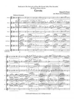 Gavota von Manuel Maria Ponce 