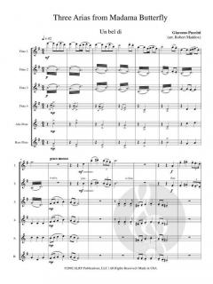 Madama Butterfly (3 Arias) von Giacomo Puccini 