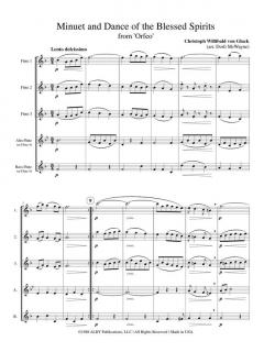 Minuet and Dance of the Blessed Spirits von Christoph Willibald Gluck 