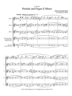Prelude and Fugue in E Minor von Johann Sebastian Bach 