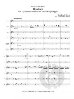 Rondeau from Symphonies and Fanfares for the King's Supper von Jean-Joseph Mouret 