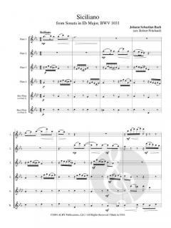 Siciliano from Sonata in Eb Major, BWV 1031 von Johann Sebastian Bach 