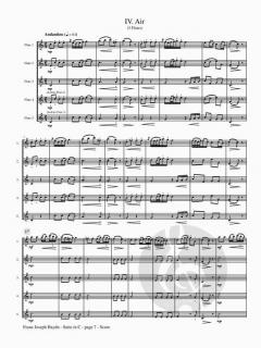 Suite in C (Flute-Clock Pieces) von Joseph Haydn 