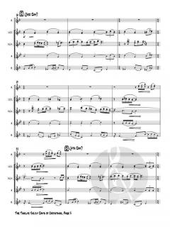 The Twelve Jazzy Days of Christmas von Sonny Burnette 