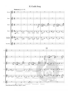 3 Russian Folk Songs von Anatoli Ljadow 