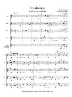 2 Madrigals von Carlo Gesualdo 