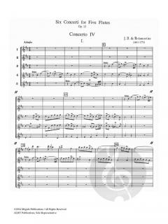 6 Concerti op. 15 Vol. 2 von Joseph Bodin de Boismortier 