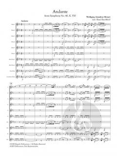 Andante from Symphony No. 40, K. 550 von Wolfgang Amadeus Mozart 