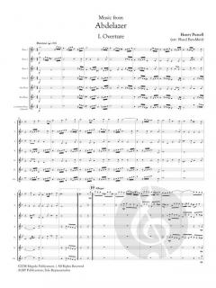 Music from Abdelazer von Henry Purcell 