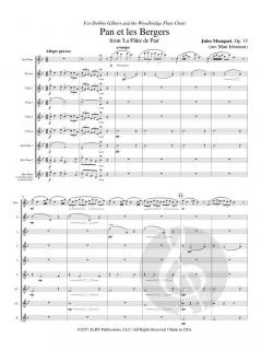 Pan et les Bergers, from La Flute de Pan von Jules Mouquet 