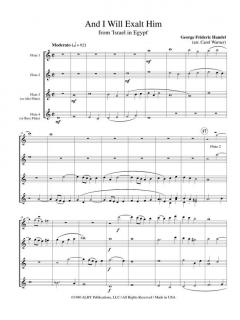 And I Will Exalt Him von Georg Friedrich Händel 
