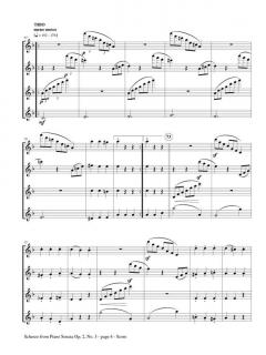 Scherzo from 'Piano Sonata', Opus 2, No. 3 von Ludwig van Beethoven 