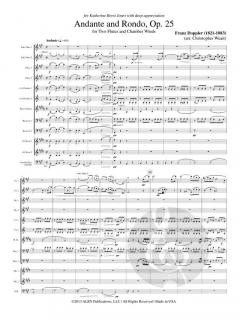 Andante and Rondo (2 Flutes and Chamber Winds) von Franz Doppler 