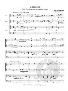 Chaconne from Deuxieme Recreation de Musique op. 8 von Jean-Marie LeClair 