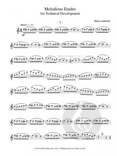 Melodious Etudes von Ricky Lombardo 