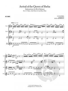 Arrival of the Queen of Sheba von Georg Friedrich Händel 