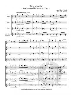 From Grandmother's Garden: Mignonette op. 97, No. 3 von Amy Beach 