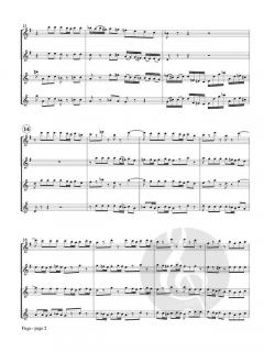 Fuga from Sonata No. 1, BWV 1001 von Johann Sebastian Bach 