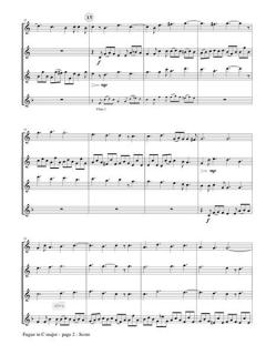 Fugue in C Major 'Jig Fugue' von Dietrich Buxtehude 