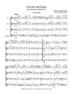Gavotte and Gigue from Orchestral Suite No. 3 von Johann Sebastian Bach 