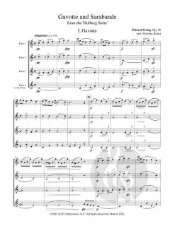 Gavotte and Sarabande from the Holberg Suite von Edvard Grieg 