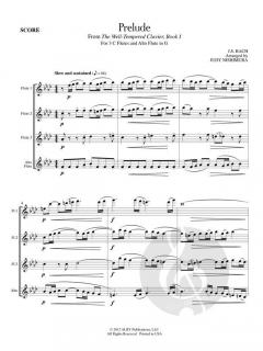 Prelude from the Well-Tempered Clavier, Book I von Johann Sebastian Bach 