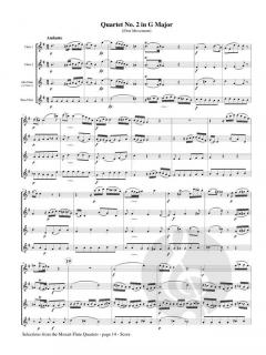 Selections from the Mozart Flute Quartets von Wolfgang Amadeus Mozart 