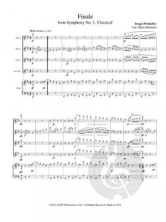 Finale from Symphony No. 1, ‘Classical’ von Sergei Sergejewitsch Prokofjew 