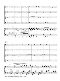 How Lovely is Thy Dwelling Place von Johannes Brahms 