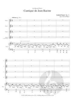 Cantique de Jean Racine von Gabriel Fauré 