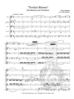 Trockne Blumen von Franz Schubert 