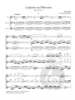 Larghetto and Minuetto von Franz Danzi 