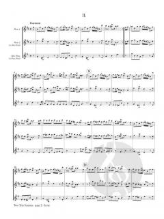 2 Trio Sonatas von Joseph Bodin de Boismortier 