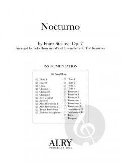 Nocturno von Franz Strauss 