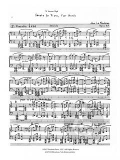 Sonata op. 25 von John La Montaine 
