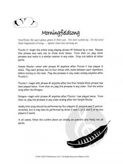 Songbirdsongs von John Adams 