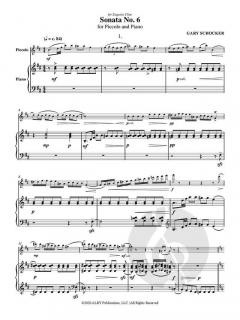 Piccolo Sonata No. 6 von Gary Schocker 