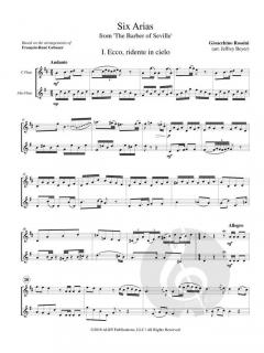 6 Arias from The Barber of Seville von Gioacchino Rossini 