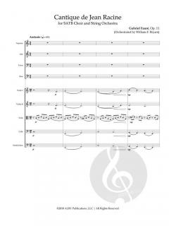 Cantique de Jean Racine von Gabriel Fauré 