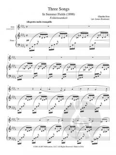 3 Songs von Charles Ives 