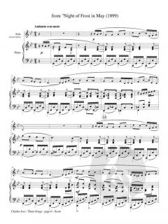 3 Songs von Charles Ives 