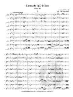 Serenade op. 44 von Antonín Dvořák 