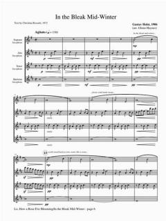 In the Bleak Mid-Winter and Lo How a Rose 