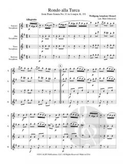 Rondo Alla Turca von Wolfgang Amadeus Mozart 