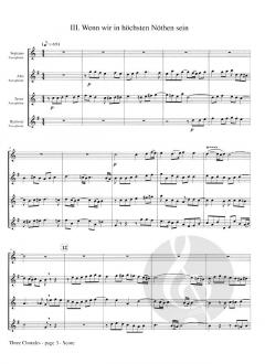 3 Chorales von Johann Sebastian Bach 